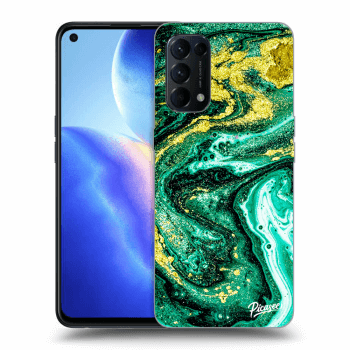 Husă pentru OPPO Reno 5 5G - Green Gold