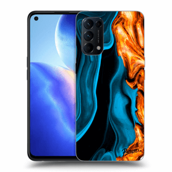 Husă pentru OPPO Reno 5 5G - Gold blue