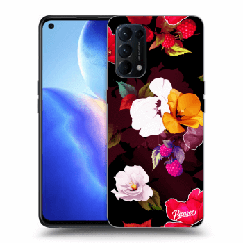 Husă pentru OPPO Reno 5 5G - Flowers and Berries