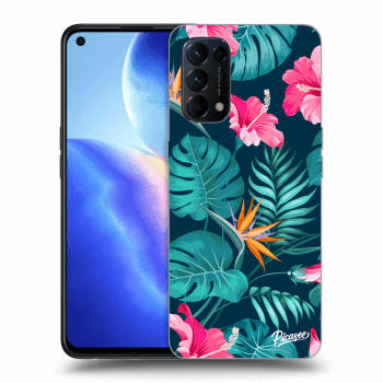 Husă pentru OPPO Reno 5 5G - Pink Monstera