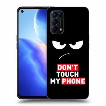 Husă pentru OPPO Reno 5 5G - Angry Eyes - Transparent