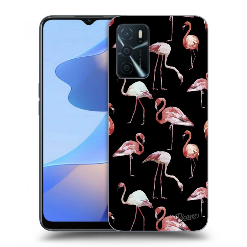 Picasee ULTIMATE CASE pentru OPPO A16 - Flamingos