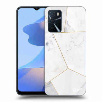 Husă pentru OPPO A16 - White tile