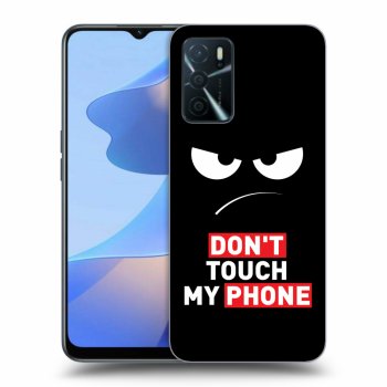 Husă pentru OPPO A16 - Angry Eyes - Transparent