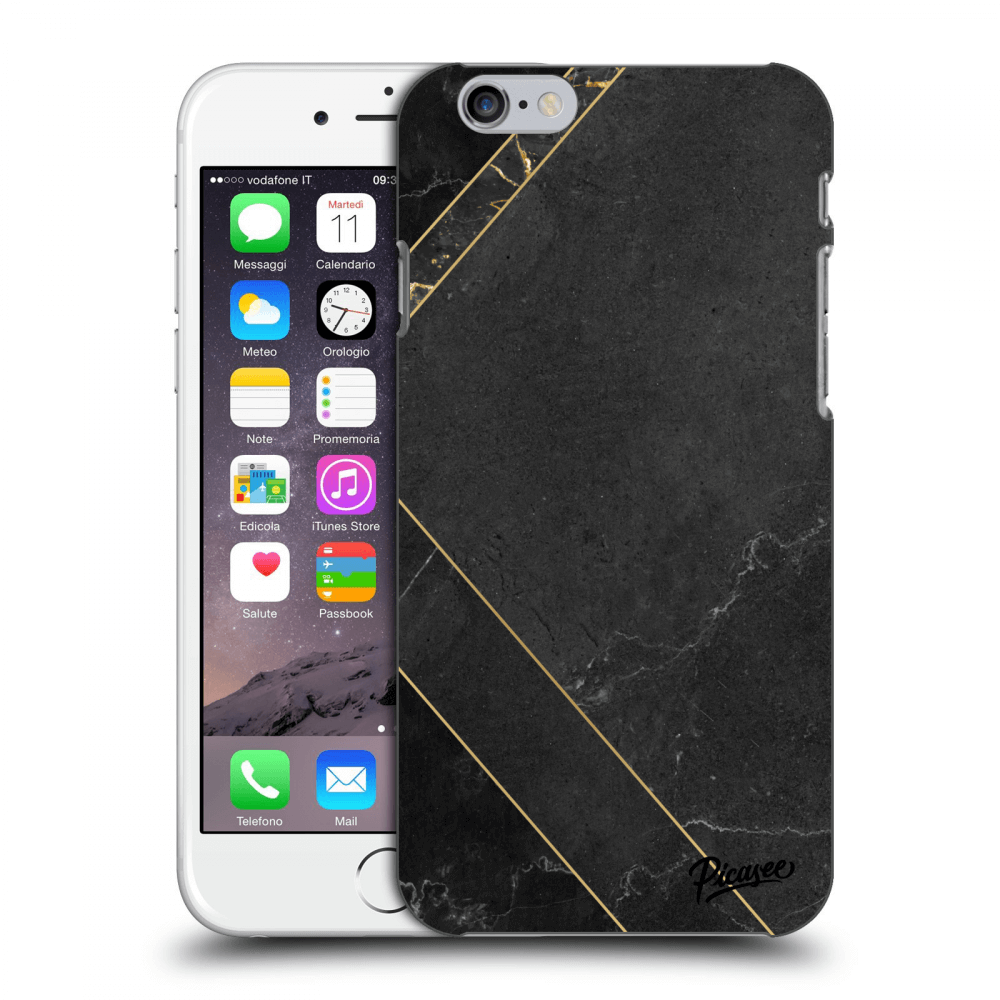 Picasee ULTIMATE CASE pentru Apple iPhone 6/6S - Black tile