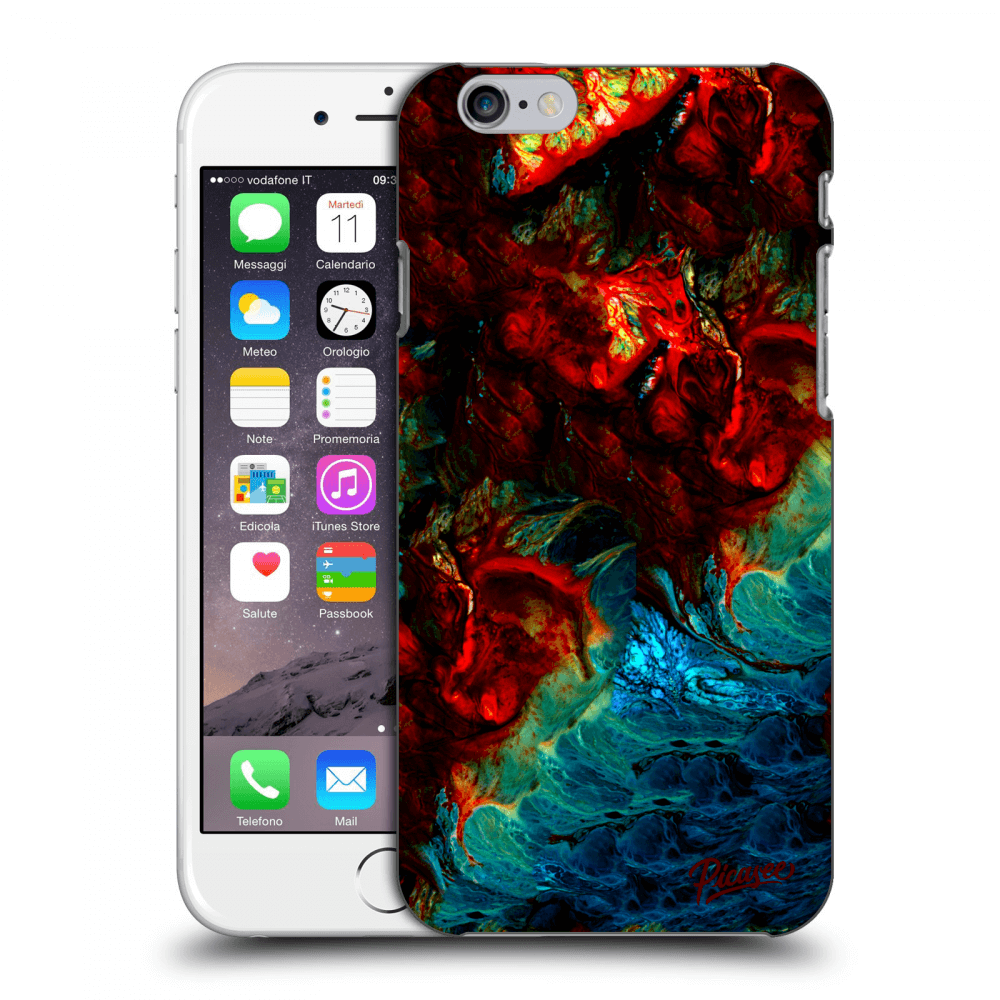 Picasee husă transparentă din silicon pentru Apple iPhone 6/6S - Universe