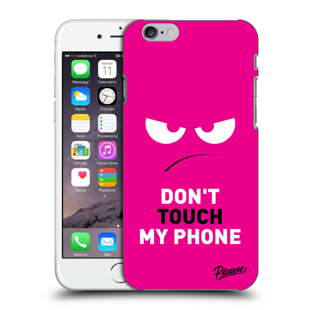 Picasee ULTIMATE CASE pentru Apple iPhone 6/6S - Angry Eyes - Pink