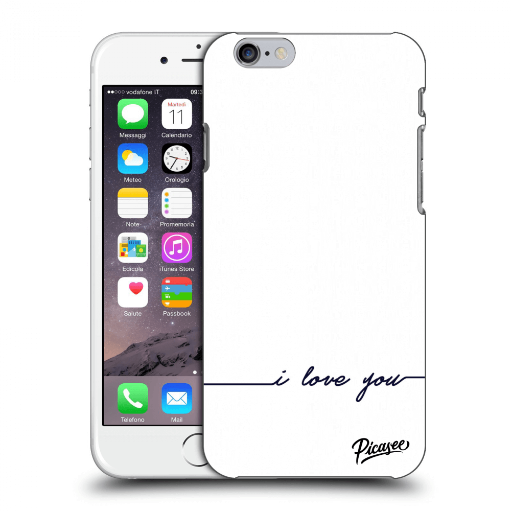 Picasee ULTIMATE CASE pentru Apple iPhone 6/6S - I love you