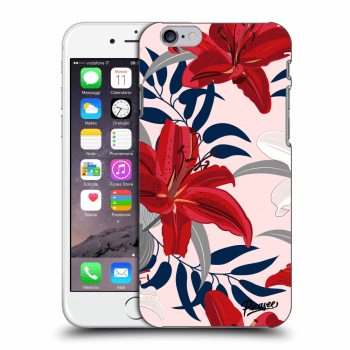 Husă pentru Apple iPhone 6/6S - Red Lily