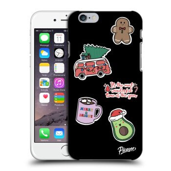 Husă pentru Apple iPhone 6/6S - Christmas Stickers