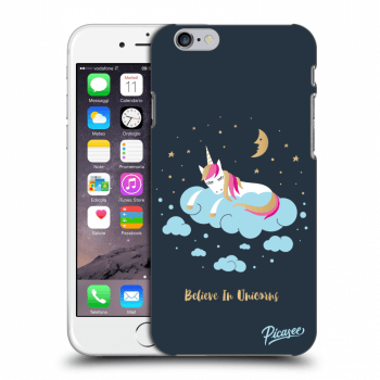 Picasee husă transparentă din silicon pentru Apple iPhone 6/6S - Believe In Unicorns