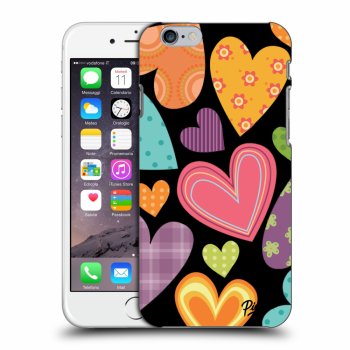 Husă pentru Apple iPhone 6/6S - Colored heart