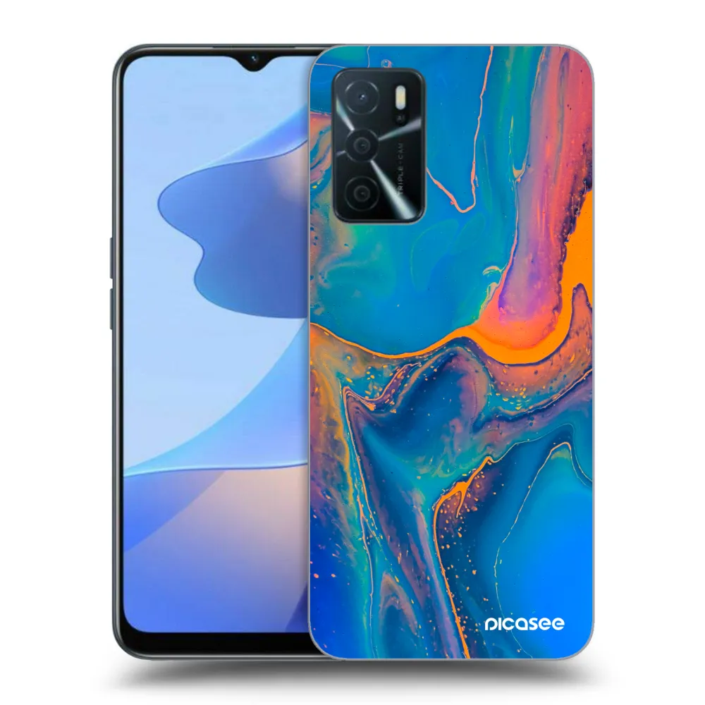 Picasee ULTIMATE CASE pentru OPPO A16s - Rainbow