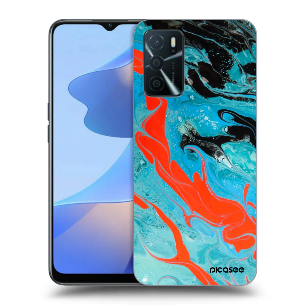 Picasee ULTIMATE CASE pentru OPPO A16s - Blue Magma
