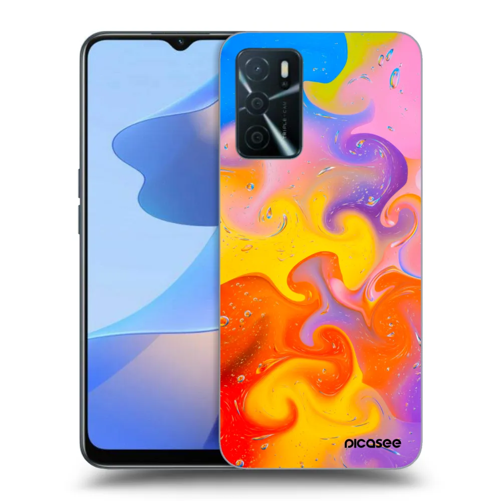 Picasee ULTIMATE CASE pentru OPPO A16s - Bubbles