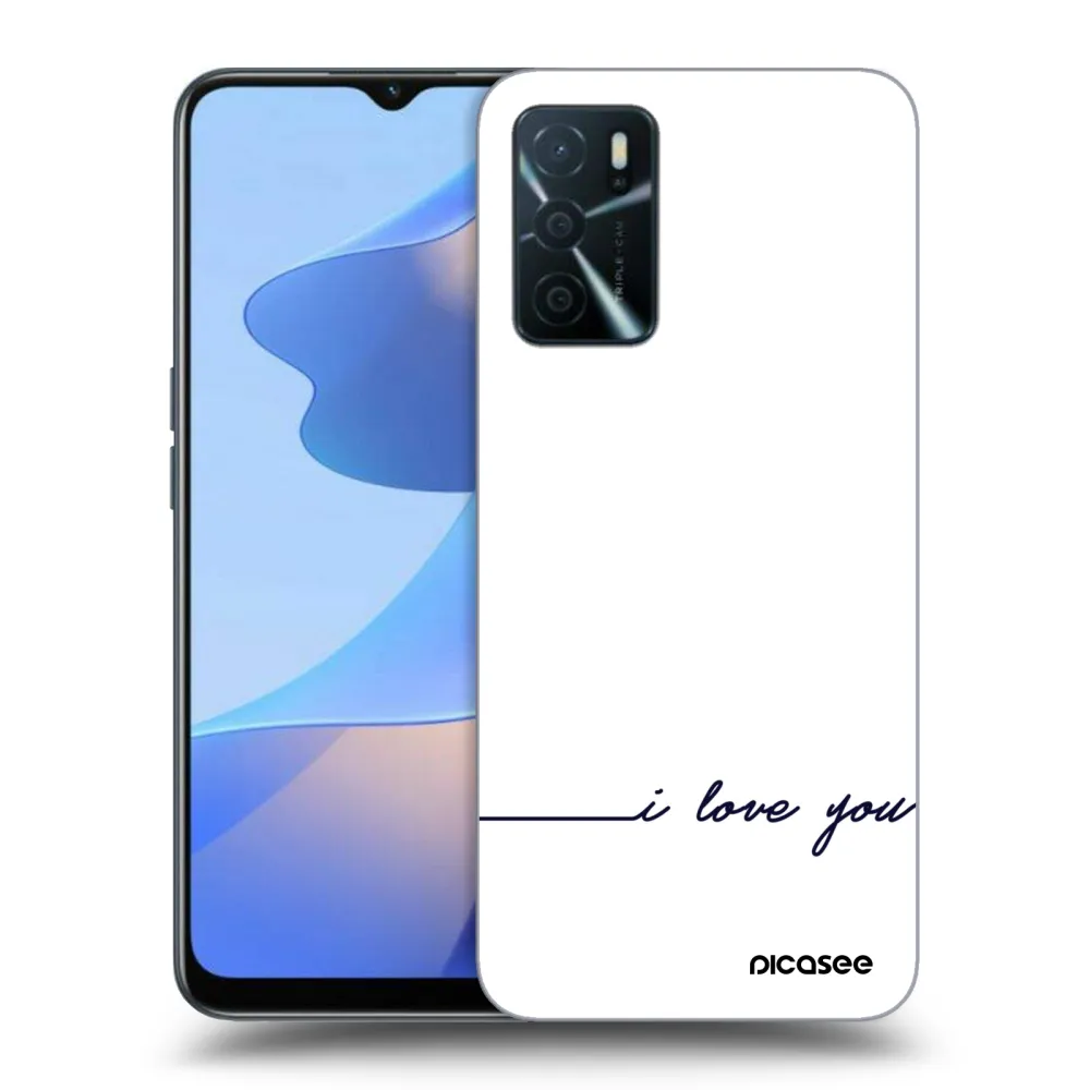 Picasee ULTIMATE CASE pentru OPPO A16s - I love you