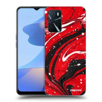 Husă pentru OPPO A16s - Red black