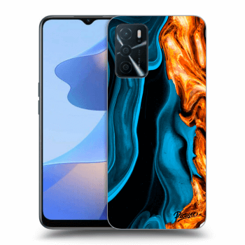 Husă pentru OPPO A16s - Gold blue