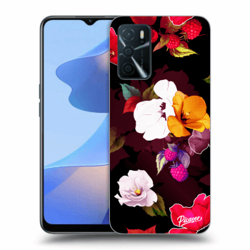 Husă pentru OPPO A16s - Flowers and Berries