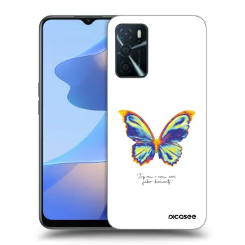 Husă pentru OPPO A16s - Diamanty White