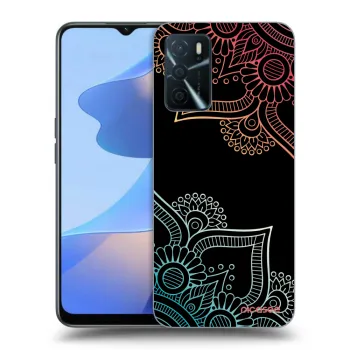 Husă pentru OPPO A16s - Flowers pattern