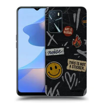 Husă pentru OPPO A16s - STICKERS x TAGS
