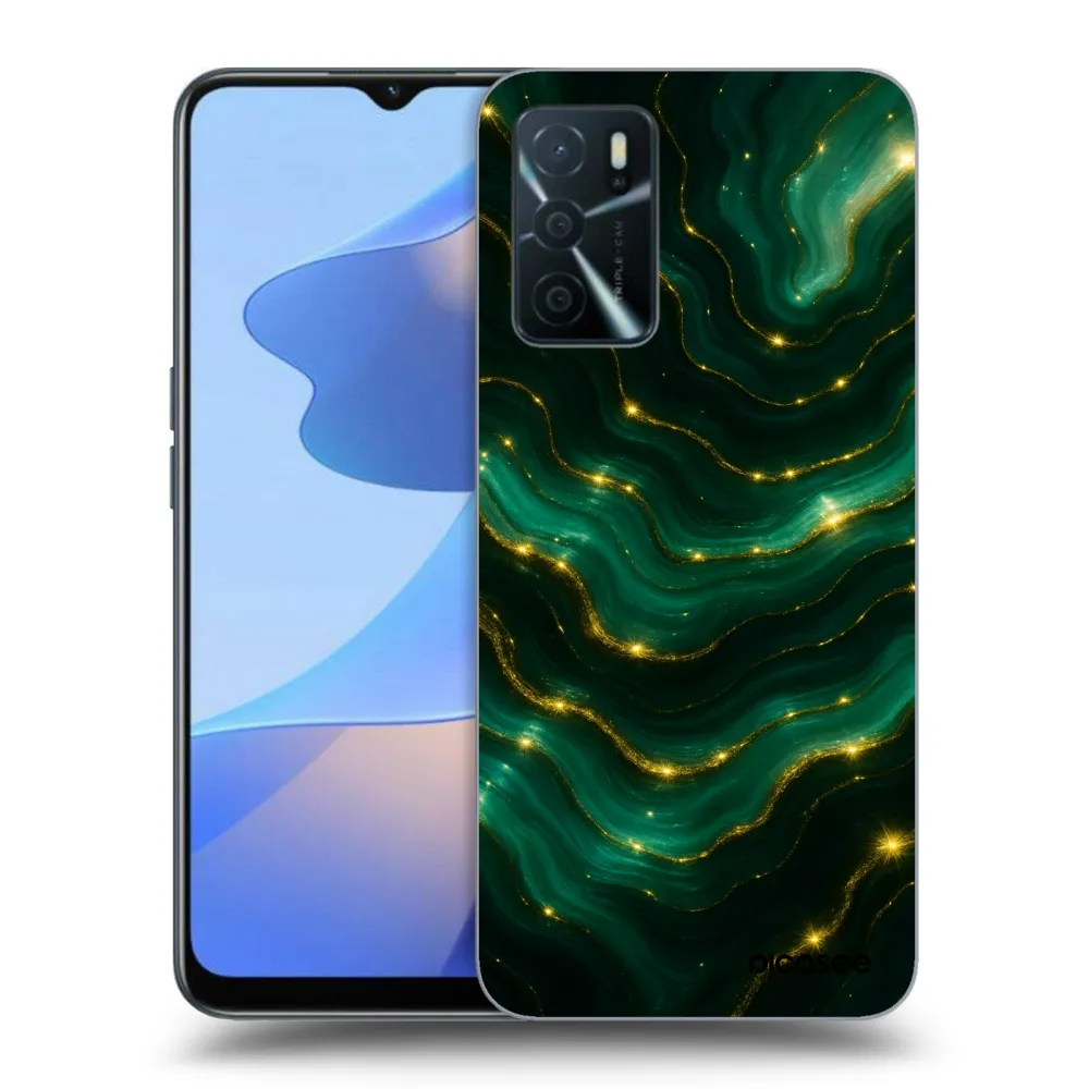 Picasee ULTIMATE CASE pentru OPPO A16s - Emerald