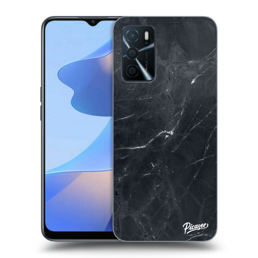 Picasee ULTIMATE CASE pentru OPPO A16s - Black marble
