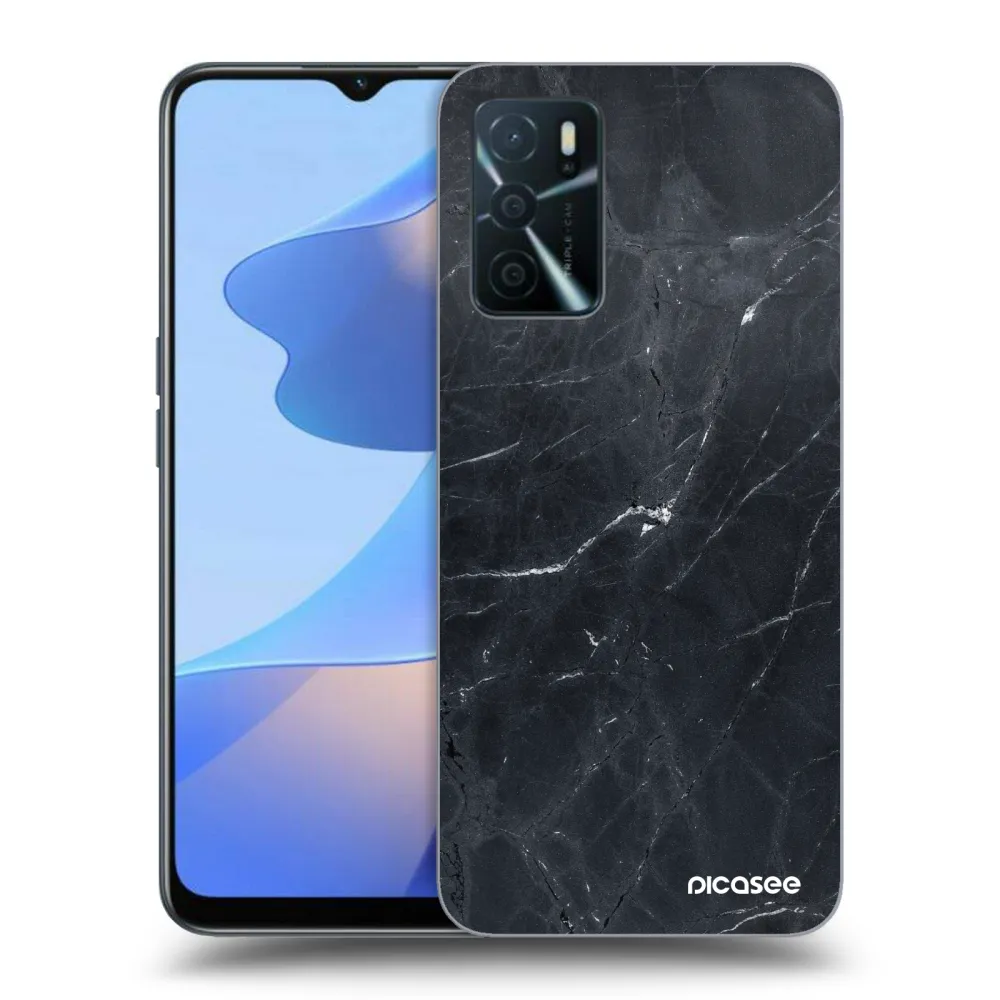 Picasee ULTIMATE CASE pentru OPPO A16s - Black marble