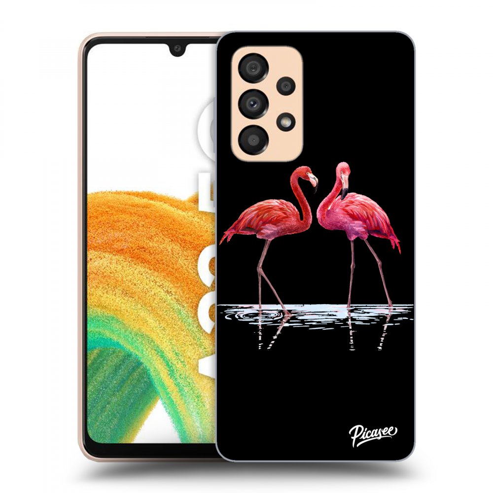 Picasee ULTIMATE CASE pentru Samsung Galaxy A33 5G A336 - Flamingos couple