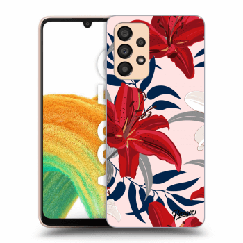 Picasee ULTIMATE CASE pentru Samsung Galaxy A33 5G A336 - Red Lily