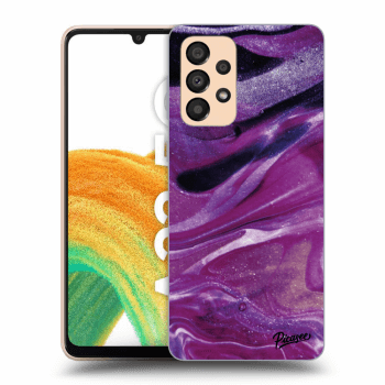 Husă pentru Samsung Galaxy A33 5G A336 - Purple glitter