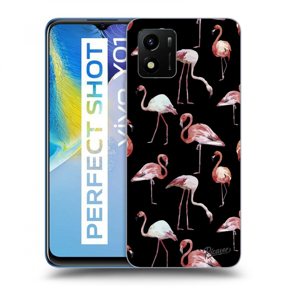 Picasee ULTIMATE CASE pentru Vivo Y01 - Flamingos