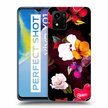 Husă pentru Vivo Y01 - Flowers and Berries