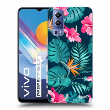 Husă pentru Vivo Y52 5G - Pink Monstera