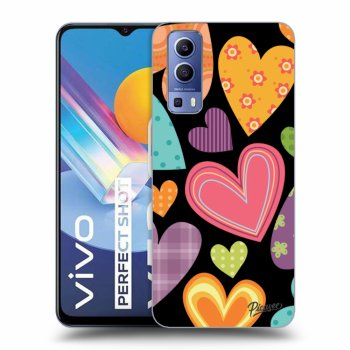 Husă pentru Vivo Y52 5G - Colored heart