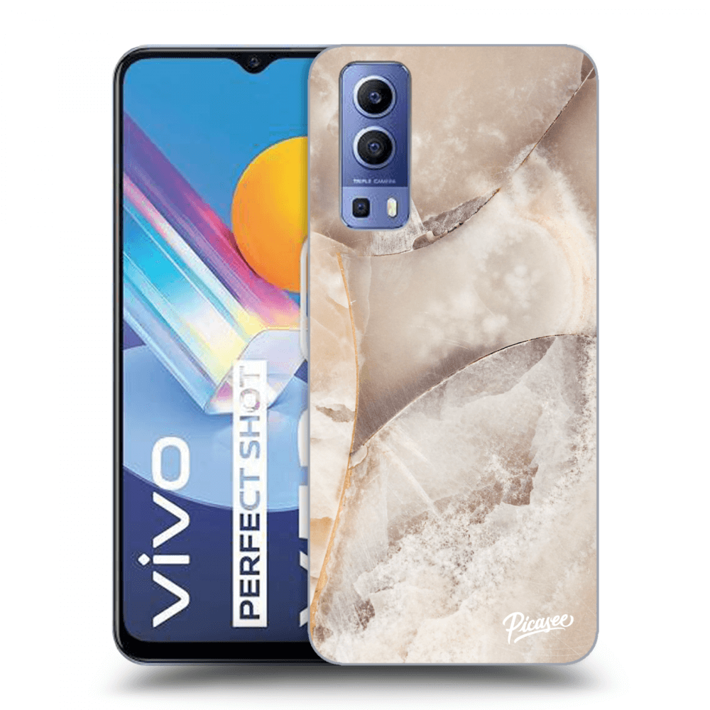 Picasee ULTIMATE CASE pentru Vivo Y52 5G - Cream marble