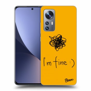 Picasee husă neagră din silicon pentru Xiaomi 12X - I am fine