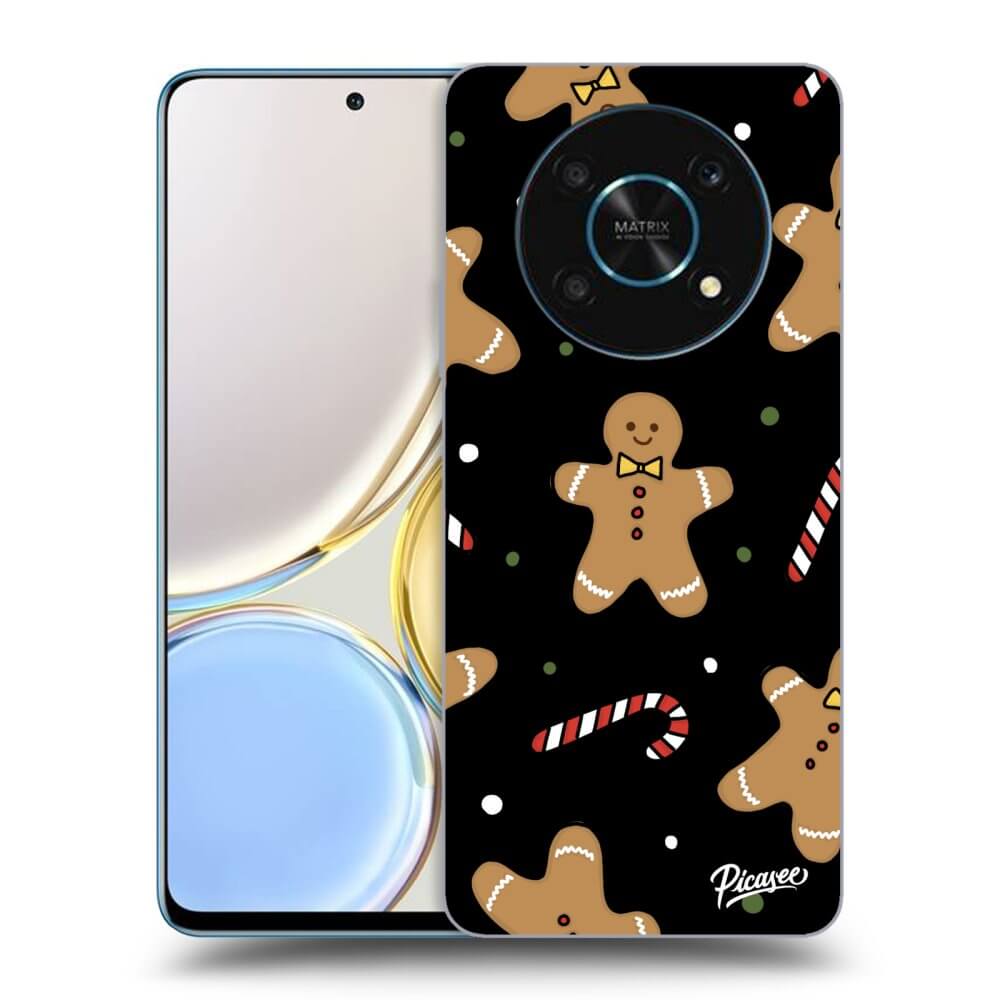 Picasee husă neagră din silicon pentru Honor Magic4 Lite 5G - Gingerbread