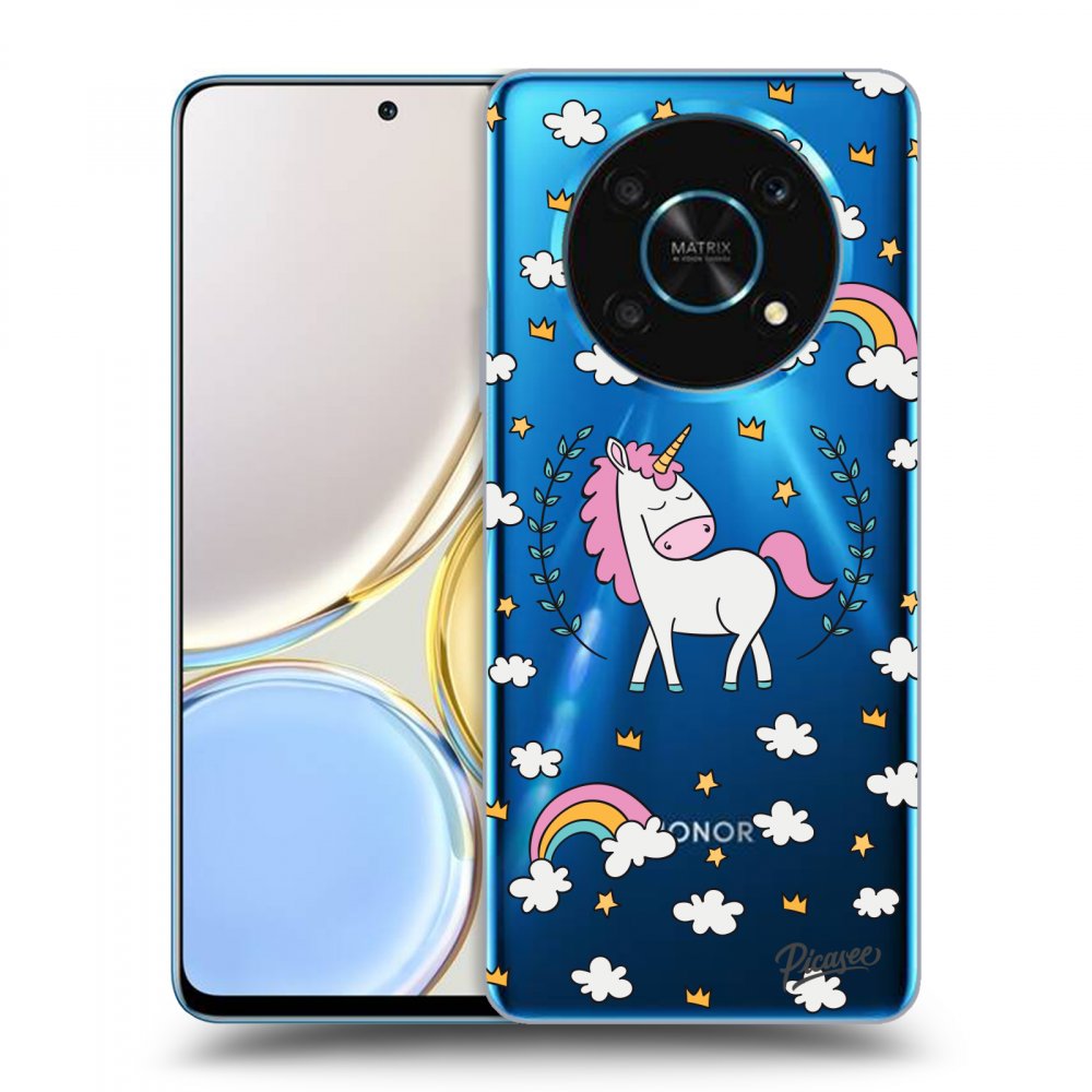 Picasee husă transparentă din silicon pentru Honor Magic4 Lite 5G - Unicorn star heaven