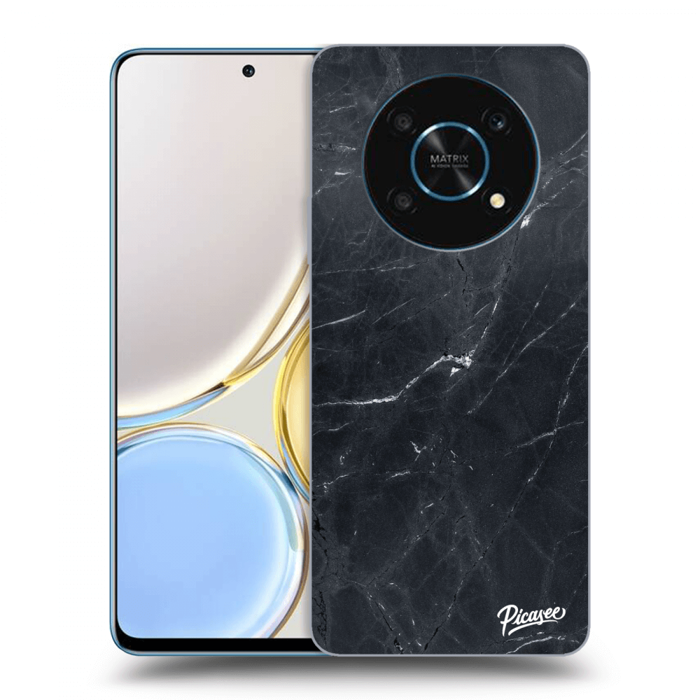 Picasee husă transparentă din silicon pentru Honor Magic4 Lite 5G - Black marble