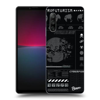 Picasee husă neagră din silicon pentru Sony Xperia 10 IV 5G - FUTURE