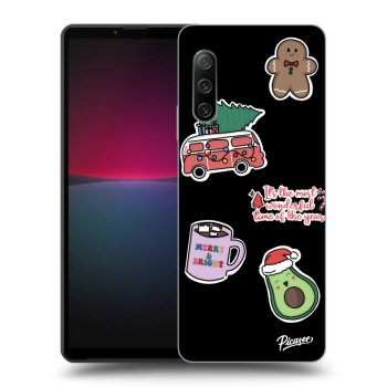 Husă pentru Sony Xperia 10 IV 5G - Christmas Stickers