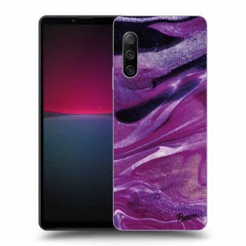 Husă pentru Sony Xperia 10 IV 5G - Purple glitter