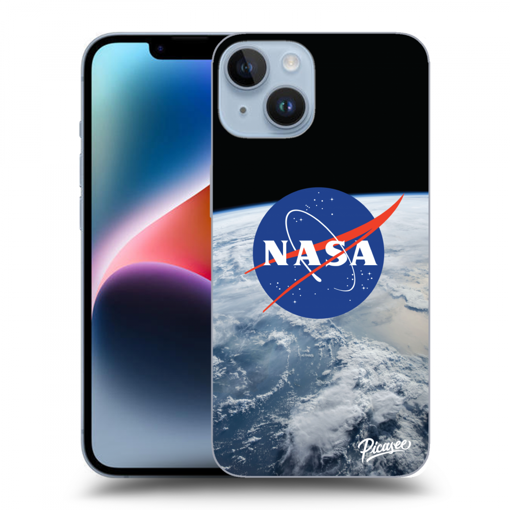 Picasee husă transparentă din silicon pentru Apple iPhone 14 - Nasa Earth
