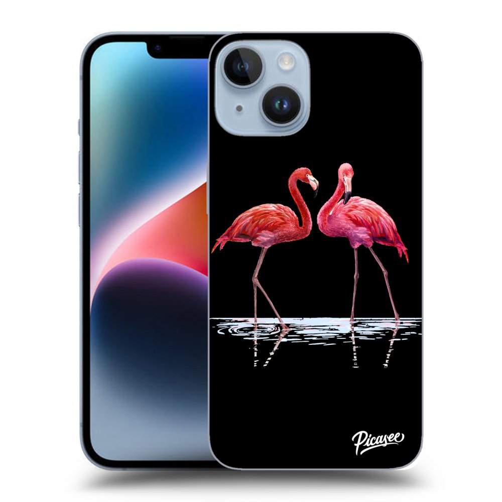 Picasee ULTIMATE CASE MagSafe pentru Apple iPhone 14 - Flamingos couple