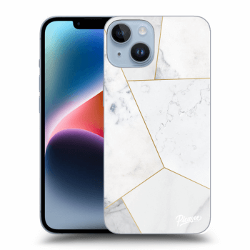 Husă pentru Apple iPhone 14 - White tile