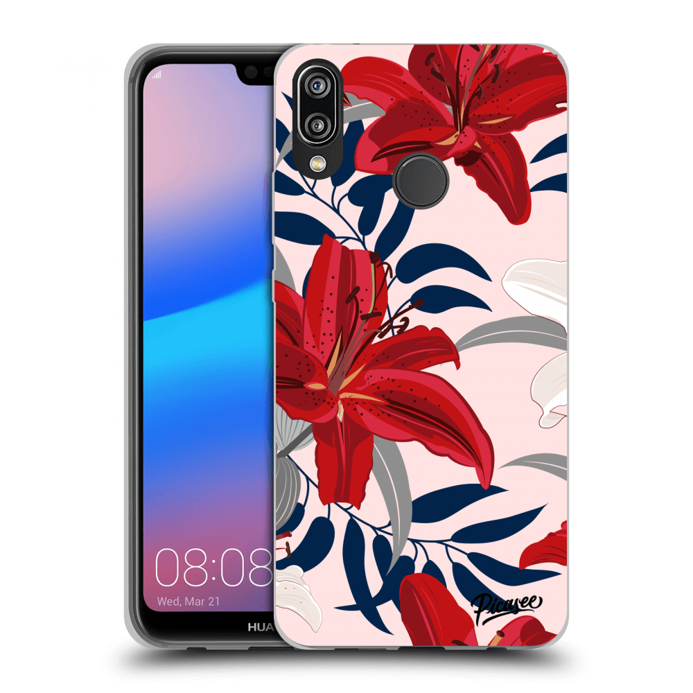 Picasee ULTIMATE CASE pentru Huawei P20 Lite - Red Lily