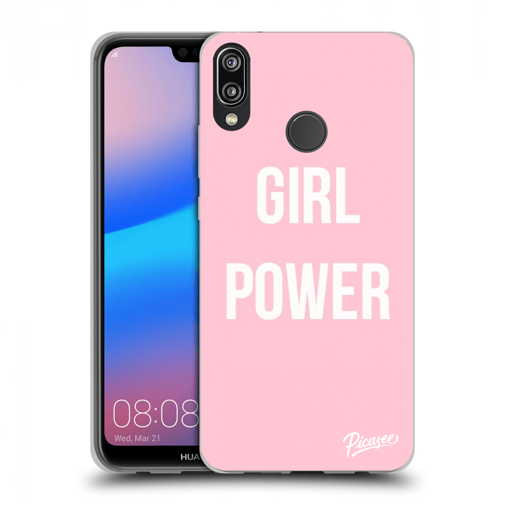 Picasee husă transparentă din silicon pentru Huawei P20 Lite - Girl power