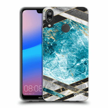 Husă pentru Huawei P20 Lite - Blue geometry